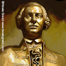 John Hancock statue portrait