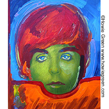 Paul McCartney pop art portrait