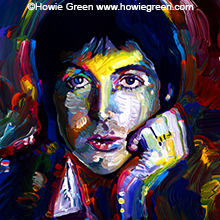 Paul McCartney pop art portrait
