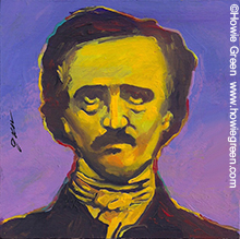 Edgar Allen Poe pop art portrait