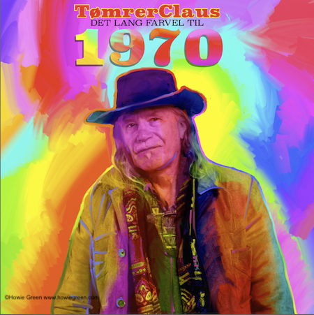 Tomrer Claus Pop Art album cover portrait painting
