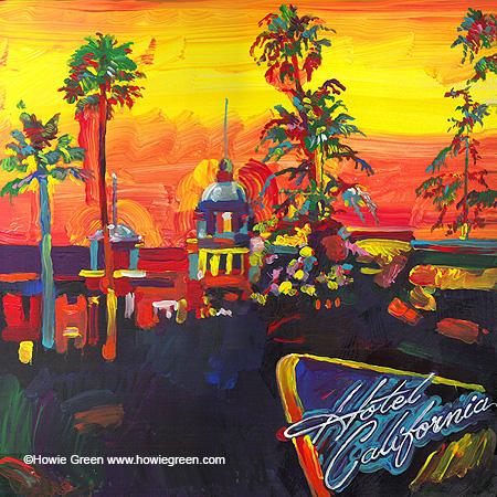 eagles hotel california album cover painting