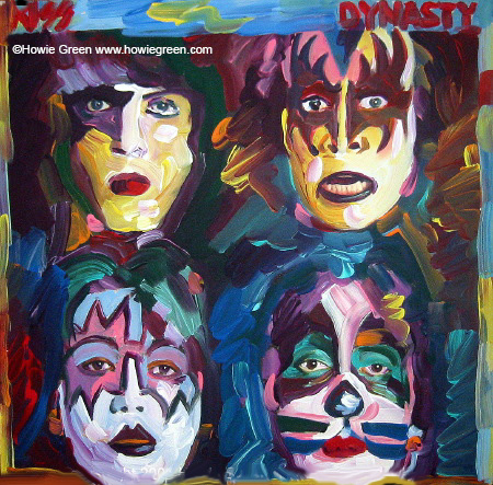 kiss dynasty album cover painting