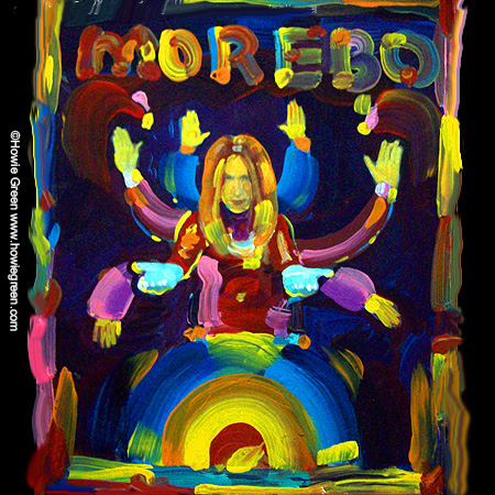 Morebo Pop Art Album Cover painting