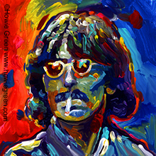 George Harrison pop art portrait