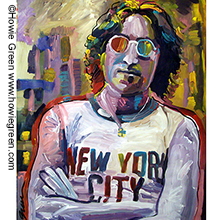 John Lennon pop art portrait