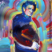 Johnny Cash Pop Art portrait
