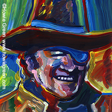 John Wayne pop art portrait