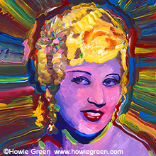 Mae West pop art portrait