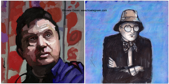 Francis Bacon Pop Art portrait David Hockney portrait sketch
