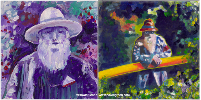 Claude Monet portrait painting