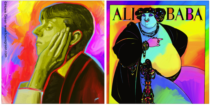 Aubrey Beardsley Pop Art portrait