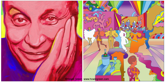 Milton Glaser Pop Art portrait