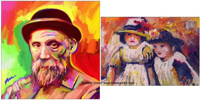 August Renoir Pop Art portrait