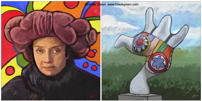 Niki De St. Phalle Pop Art portrait